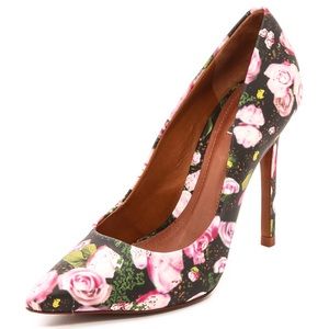 Schutz Gilberta Floral Pumps, Flower Mix, 10